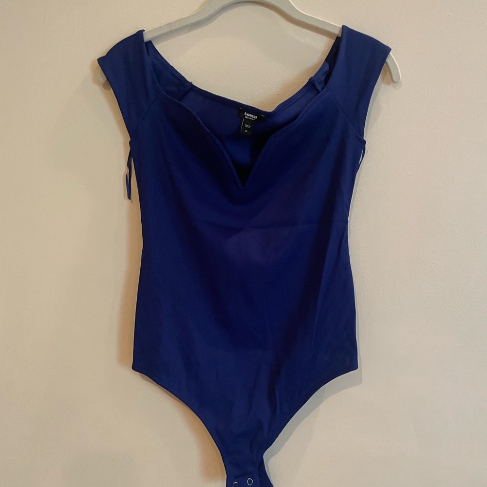 Express new royal blue bodysuit
